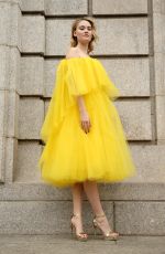 VIRGINIA GARDNER at Carolina Herrera Fashion Show in New York 02/11/2019
