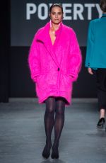 YASMINLE BON at Oxfam Fighting Poverty Catwalk Show at London Fashion Week 02/18/2019