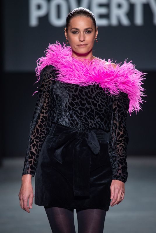 YASMINLE BON at Oxfam Fighting Poverty Catwalk Show at London Fashion Week 02/18/2019