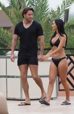 YAZMIN OUKHELLOU in Bikini on Holiday in Morocco 01/31/2019