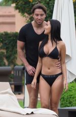YAZMIN OUKHELLOU in Bikini on Holiday in Morocco 01/31/2019