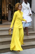 ZAZIE BEETZ Leaves Ralph Lauren Show at New York Fashion Week 02/07/2019