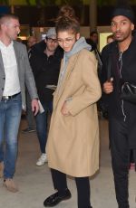 ZENDAYA COLEMAN Arrives at Charles De Gaulle Airport in Paris 02/26/2019