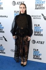 ZOE KAZAN at Film Independent Spirit Awards in Santa Monica 02/23/2019