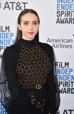 ZOE KAZAN at Film Independent Spirit Awards in Santa Monica 02/23/2019