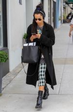 ZOE KRAVITZ Out Shopping on Rodeo Drive in Beverly Hills 02/12/2019