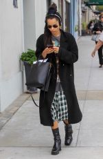 ZOE KRAVITZ Out Shopping on Rodeo Drive in Beverly Hills 02/12/2019