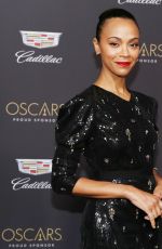 ZOE SALDANA at Cadillac Celebrates 91st Oscars in Los Angeles 02/21/2019