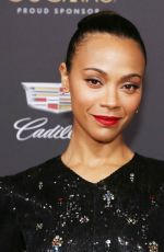 ZOE SALDANA at Cadillac Celebrates 91st Oscars in Los Angeles 02/21/2019