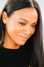 ZOE SALDANA at Science Fair Panel at TCA Winter Tour in Los Angeles 02/10/2019
