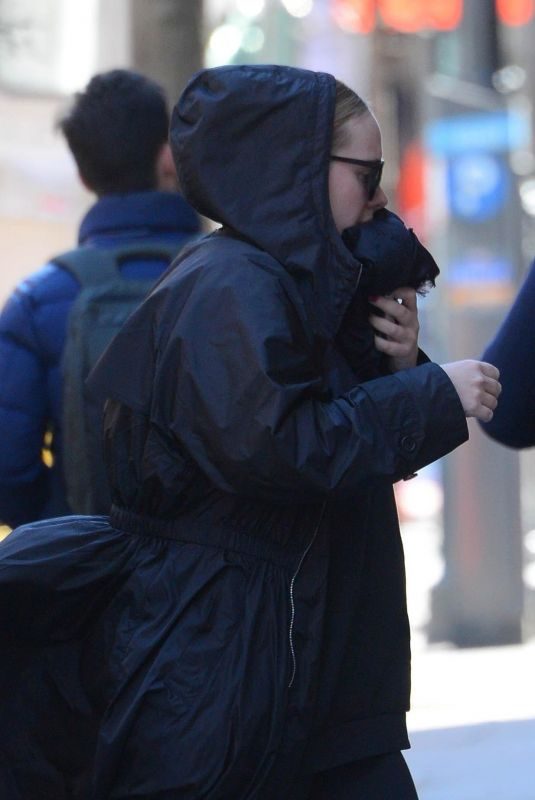 ADELE Heading to a Recording Studio in New York 03/27/2019
