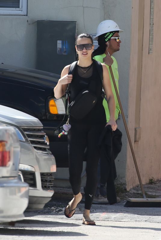 ADRIANA LIMA Leaves a Gym in Miami 03/01/2019