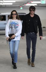 ALESSANDRA AMBROSIO and Nicolo Oddi Heading to a Movies in Century City 03/14/2019