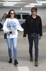 ALESSANDRA AMBROSIO and Nicolo Oddi Heading to a Movies in Century City 03/14/2019