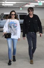 ALESSANDRA AMBROSIO and Nicolo Oddi Heading to a Movies in Century City 03/14/2019