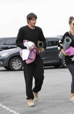 ALESSANDRA AMBROSIO and Nicolo Oddi Heading to Yoga Studio in Venice Beach 03/11/2019