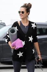 ALESSANDRA AMBROSIO and Nicolo Oddi Heading to Yoga Studio in Venice Beach 03/11/2019