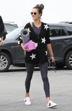 ALESSANDRA AMBROSIO and Nicolo Oddi Heading to Yoga Studio in Venice Beach 03/11/2019