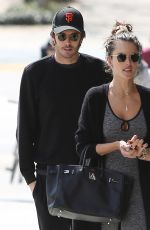 ALESSANDRA AMBROSIO and Nicolo Oddi Out in Los Angeles 03/09/2019