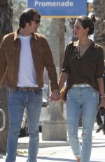 ALESSANDRA AMBROSIO and Nicolo Oddi Out in Los Angeles 03/12/2019