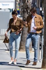 ALESSANDRA AMBROSIO and Nicolo Oddi Out in Los Angeles 03/12/2019