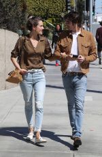 ALESSANDRA AMBROSIO and Nicolo Oddi Out in Los Angeles 03/12/2019