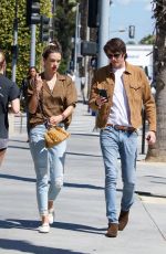 ALESSANDRA AMBROSIO and Nicolo Oddi Out in Los Angeles 03/12/2019