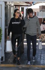 ALESSANDRA AMBROSIO and Nicolo Oddi Shopping at Brentwood Country Mart 03/13/2019