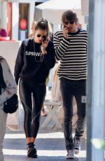 ALESSANDRA AMBROSIO and Nicolo Oddi Shopping at Brentwood Country Mart 03/13/2019