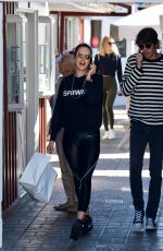 ALESSANDRA AMBROSIO and Nicolo Oddi Shopping at Brentwood Country Mart 03/13/2019