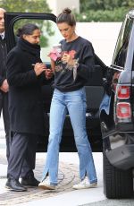 ALESSANDRA AMBROSIO Arrives at a Hotel in Beverly Hills 03/05/2019