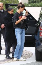 ALESSANDRA AMBROSIO Arrives at a Hotel in Beverly Hills 03/05/2019