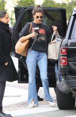 ALESSANDRA AMBROSIO Arrives at a Hotel in Beverly Hills 03/05/2019