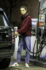 ALESSANDRA AMBROSIO at a Gas Station in Brentwood 03/04/2019