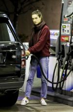 ALESSANDRA AMBROSIO at a Gas Station in Brentwood 03/04/2019