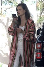 ALESSANDRA AMBROSIO at a Gas Station in Malibu 03/21/2019