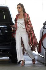 ALESSANDRA AMBROSIO at a Gas Station in Malibu 03/21/2019