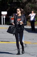 ALESSANDRA AMBROSIO at Brentwood Country Mart 03/07/2019