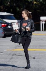 ALESSANDRA AMBROSIO at Brentwood Country Mart 03/07/2019
