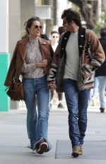 ALESSANDRA AMBROSIO Heading to Hillstone Restaurant in Santa Monica 03/09/2019