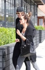 ALESSANDRA AMBROSIO Heading to Pilates Class in Los Angeles 03/09/2019