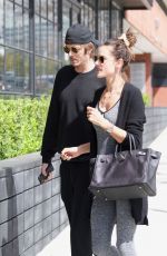 ALESSANDRA AMBROSIO Heading to Pilates Class in Los Angeles 03/09/2019