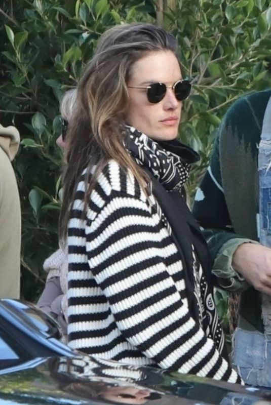 ALESSANDRA AMBROSIO Leaves Soho House in Malibu 03/10/2019