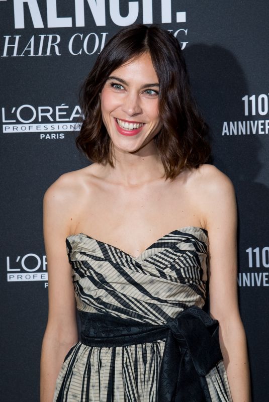 ALEXA CHUNG at La French Art of Coloring 110th Anniversary of L