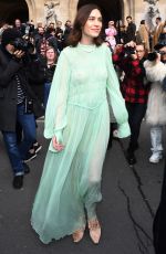 ALEXA CHUNG at Stella McCartney Fashion Show at PFW in Paris 03/04/2019
