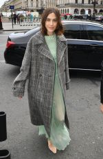 ALEXA CHUNG at Stella McCartney Fashion Show at PFW in Paris 03/04/2019