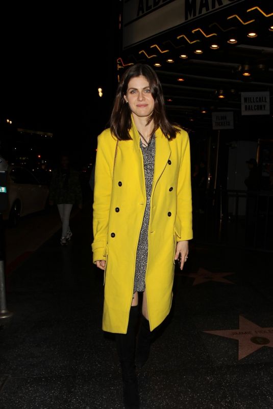ALEXADRA DADDARIO Leaves Fonda Theatre in Hollywood 03/08/2019