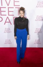 ALEXANDRA VINO at Five Feet Apart Premiere in Los Angeles 03/07/2019