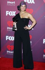 ALICIA KEYS at Iheartradio Music Awards 2019 in Los Angeles 03/14/2019