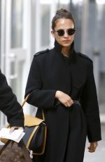 ALICIA VIKANDER at JFK Airport in New York 03/06/2019